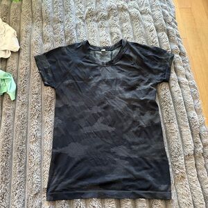 Athleta Black Camouflage T-Shirt